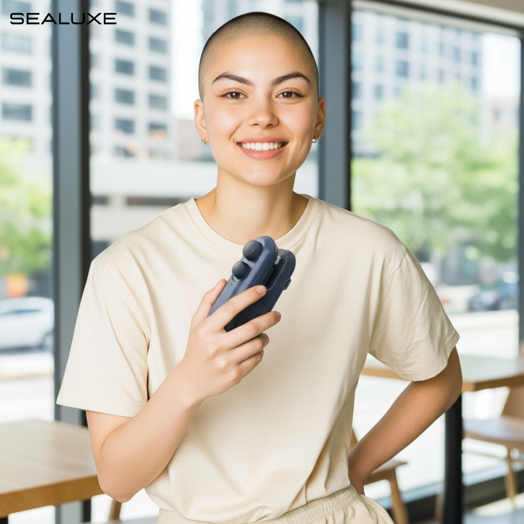 Sealuxe Rechargeable 2-in-1 Bag Sealer, Reseal Chip Bags, Cookie Bags, Salad Bags And More