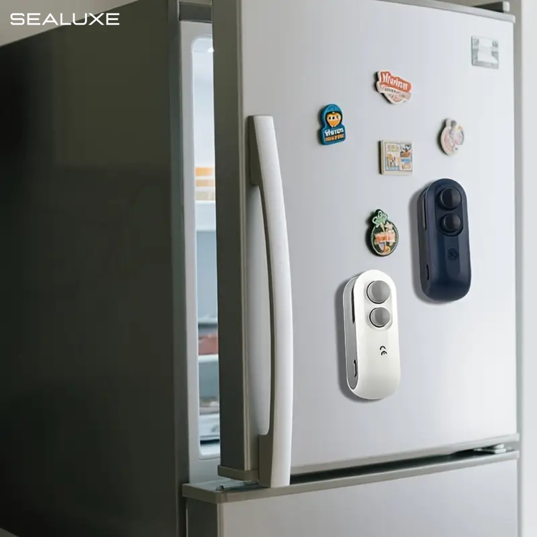 Sealuxe Rechargeable 2-in-1 Bag Sealer, Reseal Chip Bags, Cookie Bags, Salad Bags And More